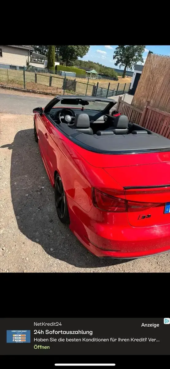 Gebraucht Audi A3 Cabriolet S-Line 185 PS (136 kW) 2015 Rot Cabrio
