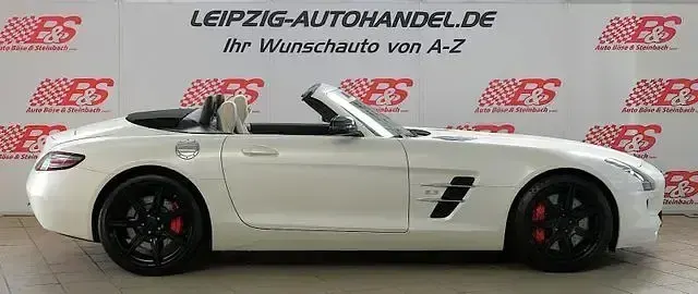Gebraucht Mercedes SLS AMG AMG 571 PS (419 kW) 2012 Weiß Cabrio