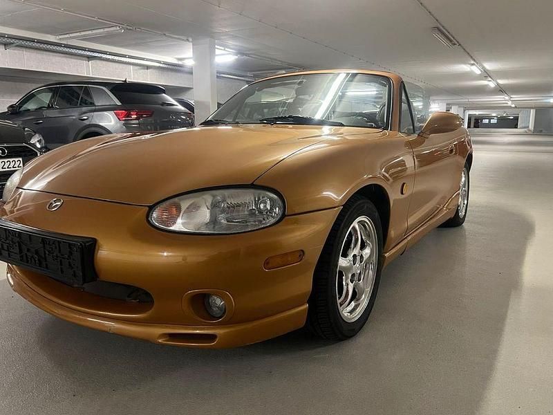 Gebraucht Mazda MX5 110 PS (80 kW) 1998 Orange Cabrio