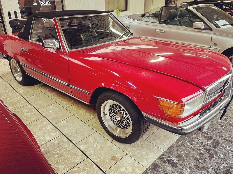 Gebraucht Mercedes SL450 218 PS (160 kW) 1975 Rot Cabrio