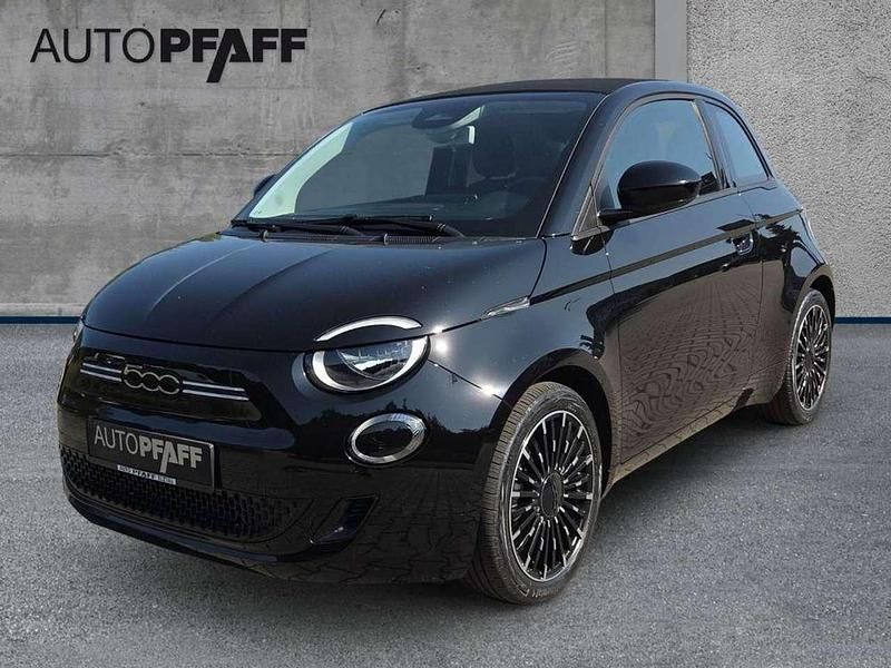 Onyx schwarz Gebraucht 2022 Fiat 500e Icon Cabrio | 18.990 € (Superpreis) - Bild 1/4