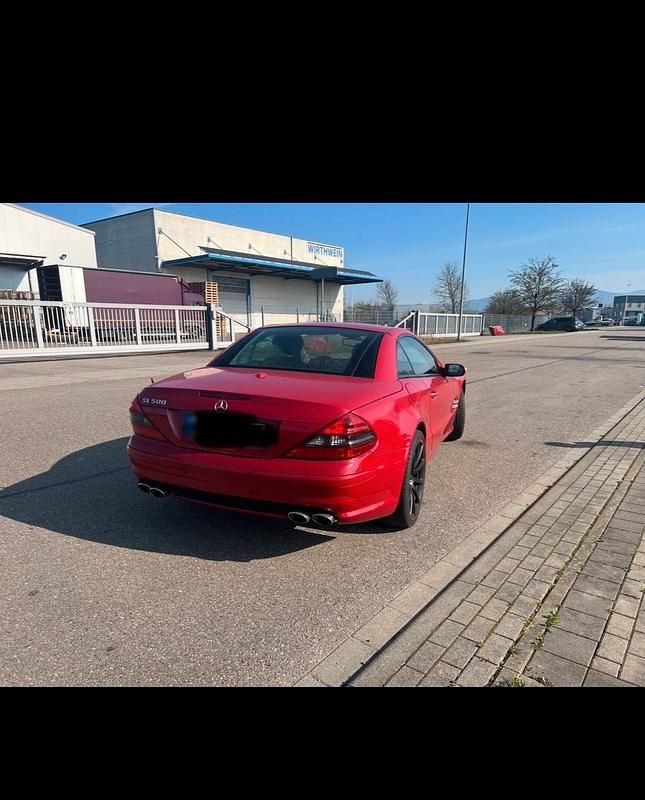 Gebraucht Mercedes SL500 306 PS (225 kW) 2005 Rot Cabrio