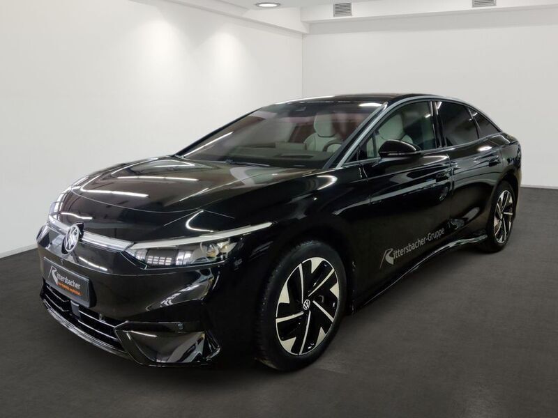 Grenadillschwarz metallic Gebraucht 2024 VW ID.7 Pro Limousine | 48.900 € (Fairer Preis) - Bild 1/4