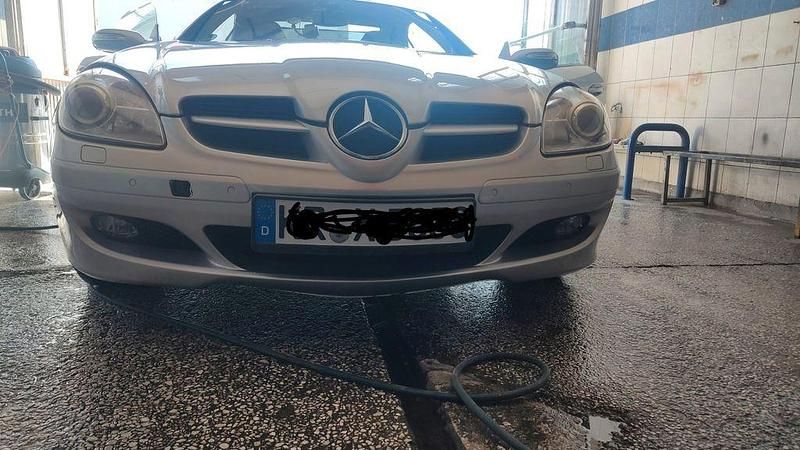 Silber Gebraucht 2004 Mercedes SLK200 Cabrio | 4.900 € (Superpreis) - Bild 1/4