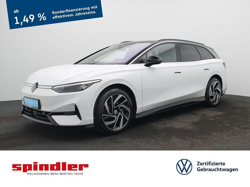 Gletscherweiß metallic Gebraucht 2024 VW ID.7 Pro Limousine | 48.660 € (Teuer) - Bild 1/3
