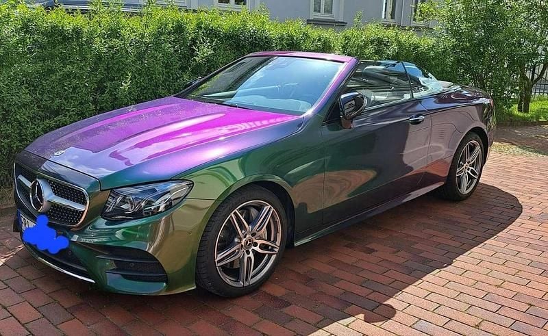 Usata Mercedes E450 AMG line 367 CV (269 kW) 2019 Argento Cabrio