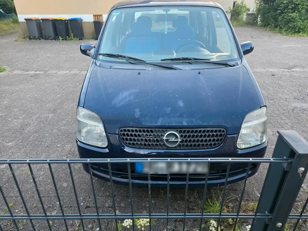 Gebraucht Opel Agila 60 PS (44 kW) 2002 Blau Van / Kleinbus