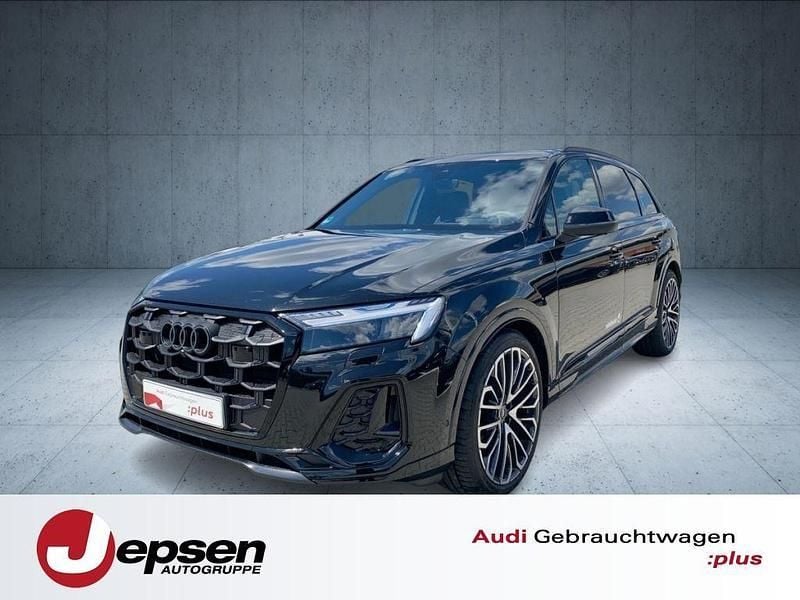 Mythosschwarz metallic Gebraucht 2025 Audi Q7 S-Line SUV | 94.780 € (Superpreis) - Bild 1/4