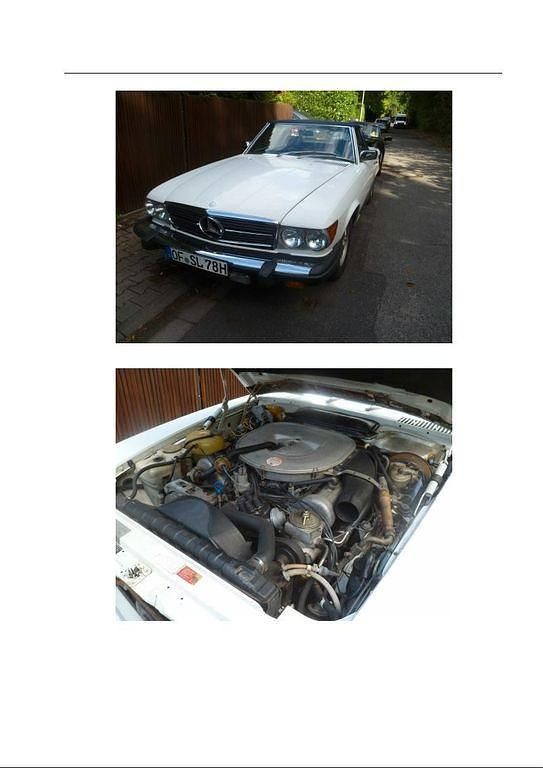 Gebraucht Mercedes SL450 296 PS (217 kW) 1980 Weiß Cabrio