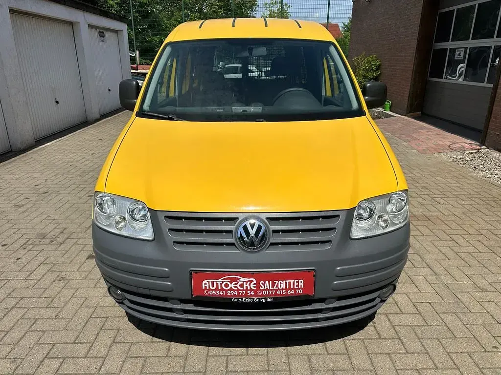 Gebraucht VW Caddy 69 PS (50 kW) 2008 Gelb Van / Kleinbus