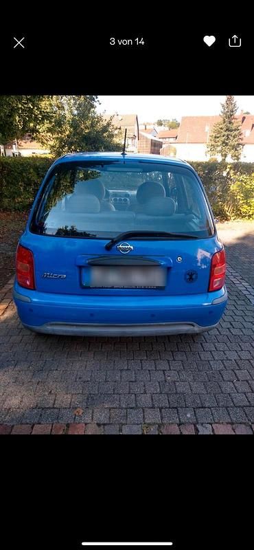 Gebraucht Nissan Micra 60 PS (44 kW) 2000 Blau Kleinwagen