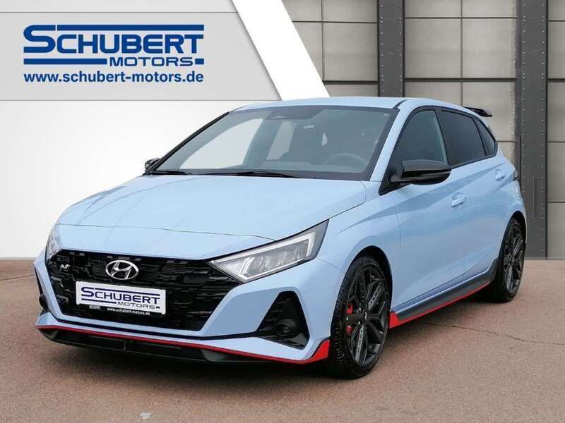Performance blue / sol Gebraucht 2023 Hyundai i20 N Performance Kleinwagen | 30.669 € (Etwas zu teuer) - Bild 1/4