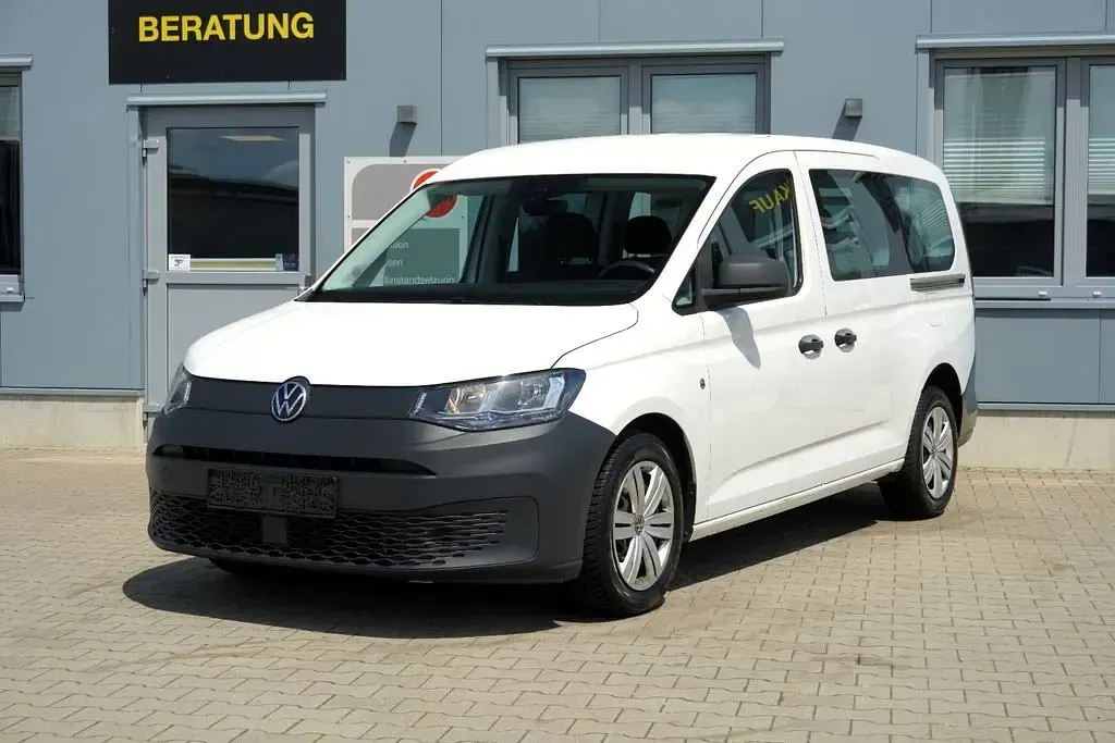 Gebraucht VW Caddy 102 PS (75 kW) 2021 Weiß Van / Kleinbus