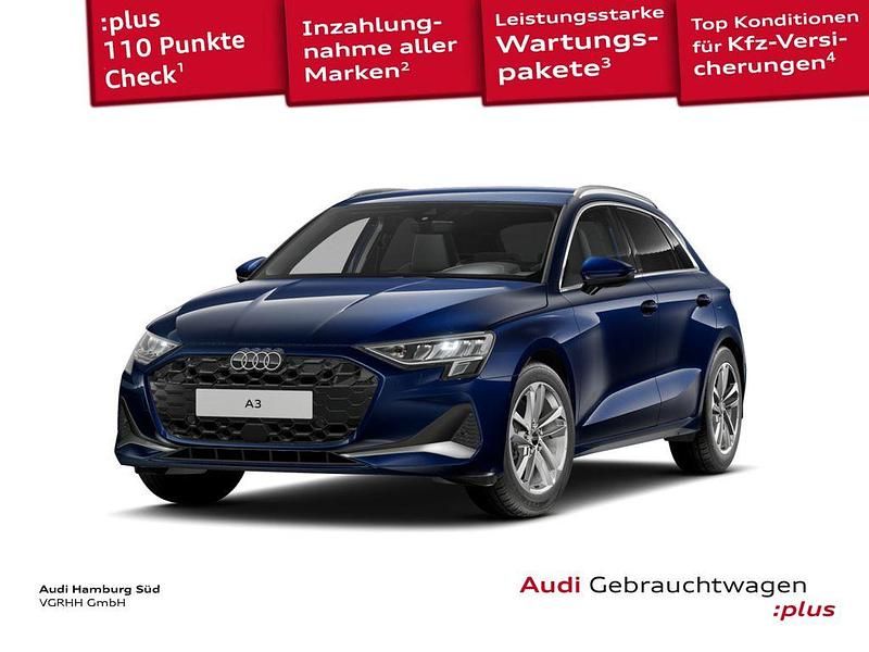 2d navarrablau metallic Gebraucht 2025 Audi A3 Advanced Limousine | 29.990 € (Superpreis) - Bild 1/3