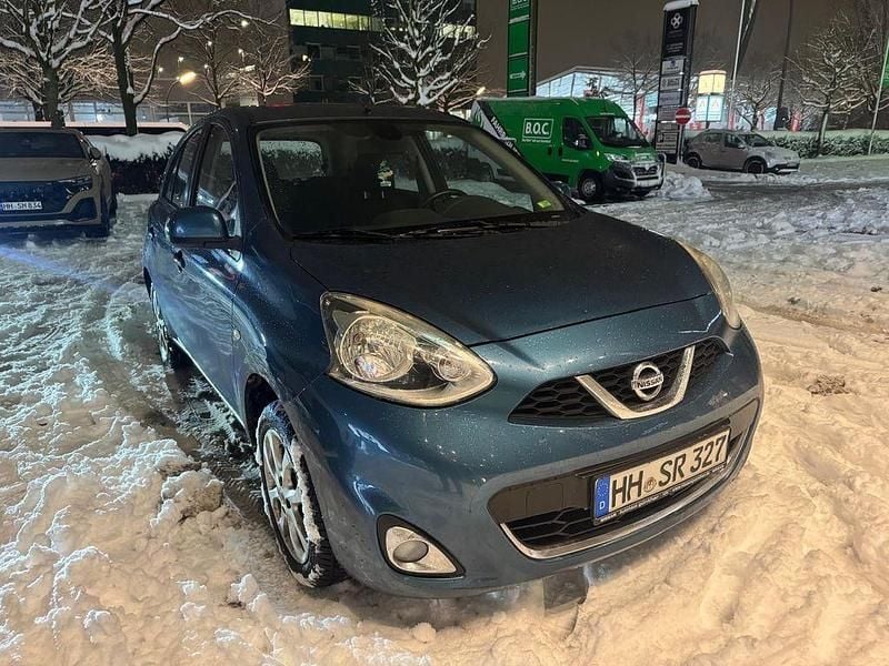 Blau Gebraucht 2014 Nissan Micra Limousine | 4.150 € (Guter Preis) - Bild 1/4