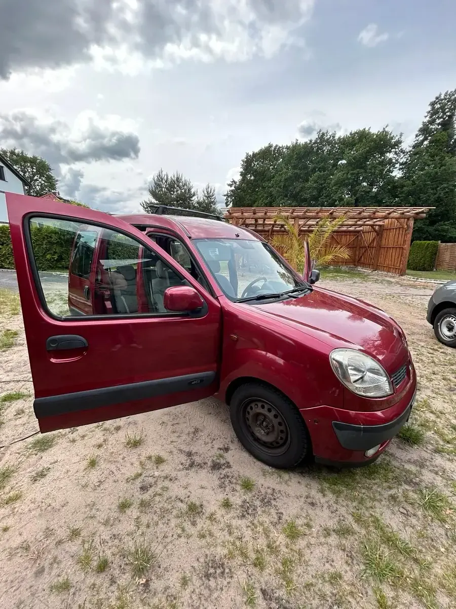 Gebraucht Renault Kangoo 65 PS (47 kW) 2004 Rot Van / Kleinbus