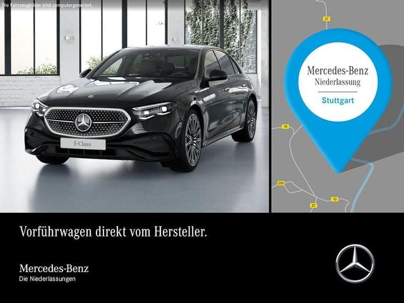 Schwarz Gebraucht 2025 Mercedes E200 AMG line Limousine | 59.490 € (Guter Preis) - Bild 1/3