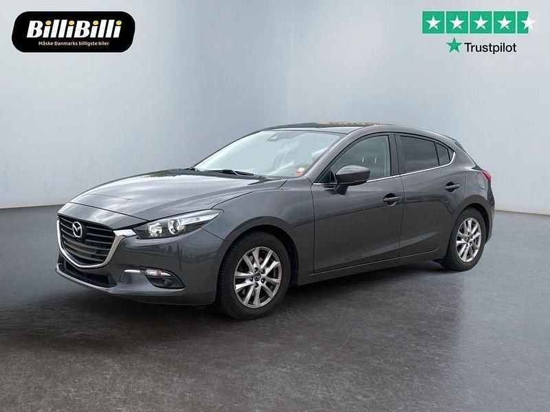 Grau Gebraucht 2018 Mazda 3 Optimum Limousine | 12.700 € (Superpreis) - Bild 1/4