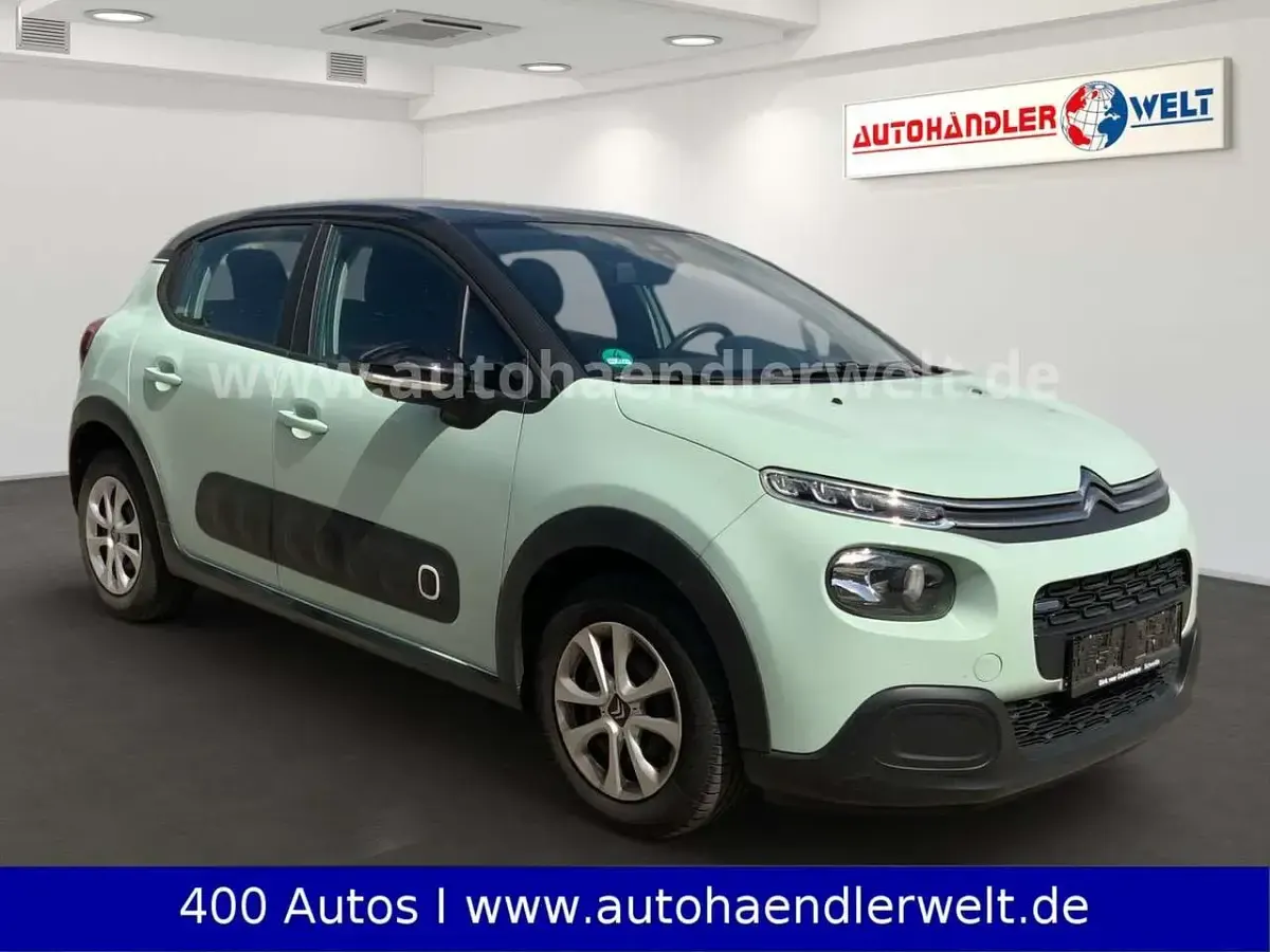 Gebraucht Citroën C3 Feel 82 PS (60 kW) 2017 Grün Kleinwagen