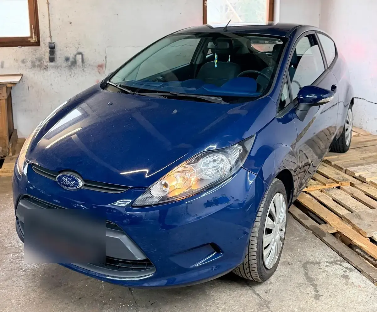 Gebraucht Ford Fiesta 82 PS (60 kW) 2009 Blau Kleinwagen