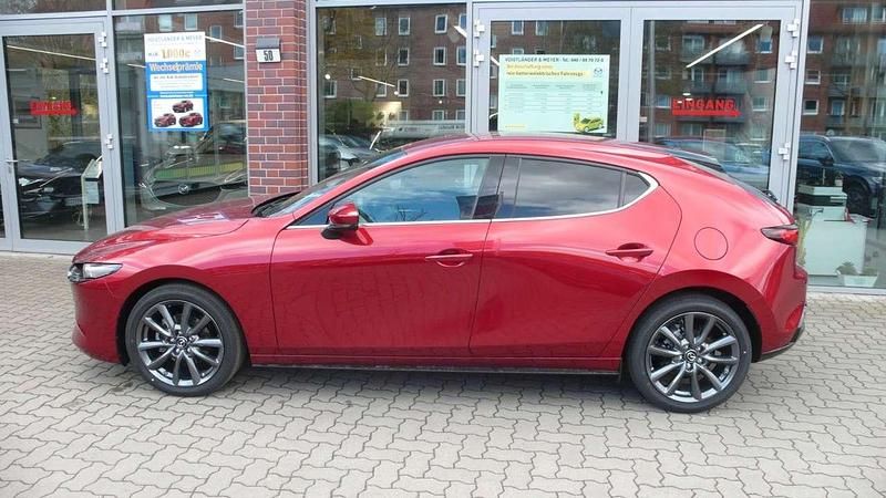 Neu Mazda 3 Exclusive-Line 140 PS (102 kW) 2025 Rot Limousine