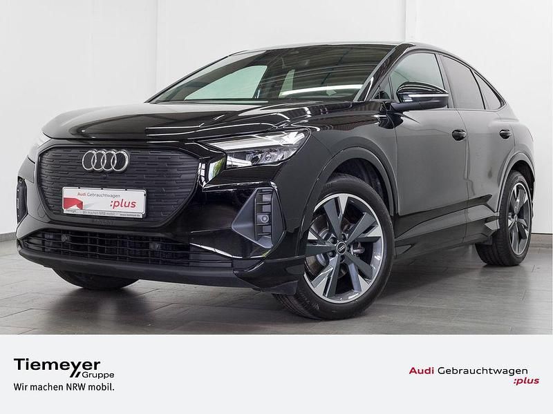 Mythosschwarz metallic Gebraucht 2022 Audi Q4 Sportback e-tron Advanced SUV | 27.880 € (Fairer Preis) - Bild 1/4