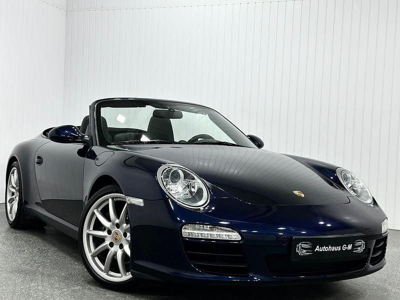 Blau Gebraucht 2009 Porsche 911 Carrera Cabriolet Sport Cabrio | 46.900 € (Fairer Preis) - Bild 1/4