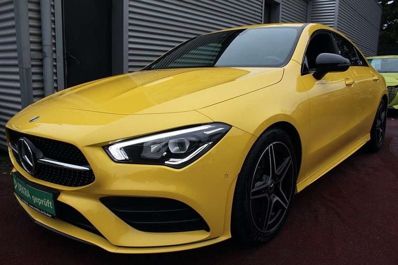 Gebraucht Mercedes CLA220 AMG line 190 PS (139 kW) 2021 Gelb uni Limousine