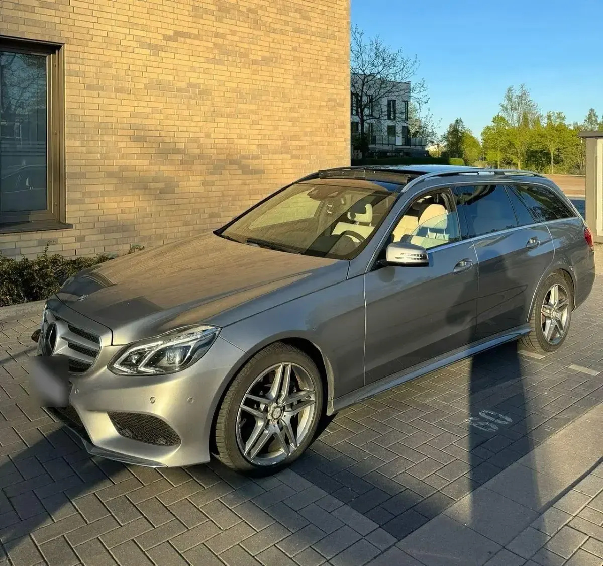 Usata Mercedes E350 AMG 252 CV (185 kW) 2013 Grigio Station wagon