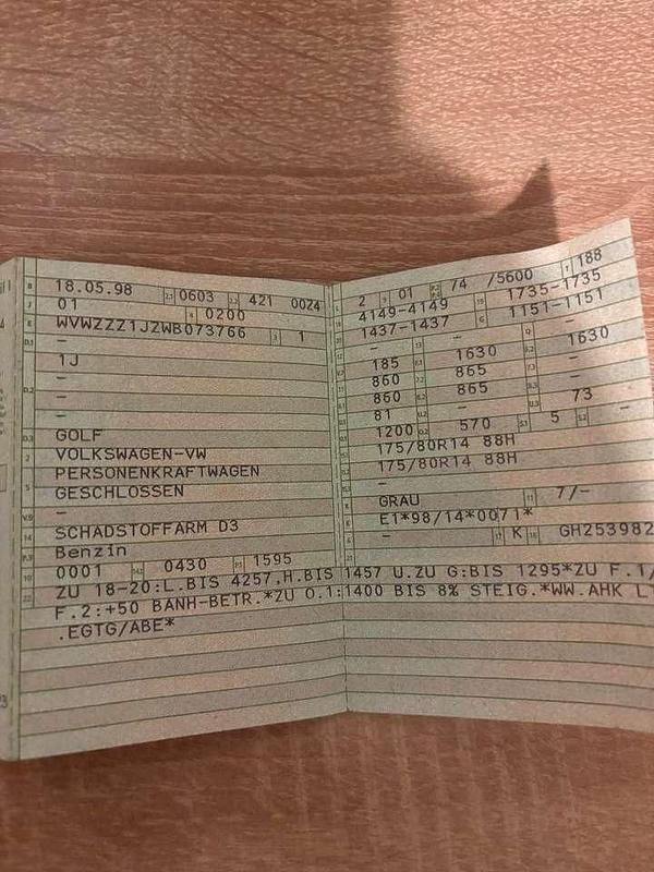 Gebraucht VW Golf III 101 PS (74 kW) 1998 Limousine