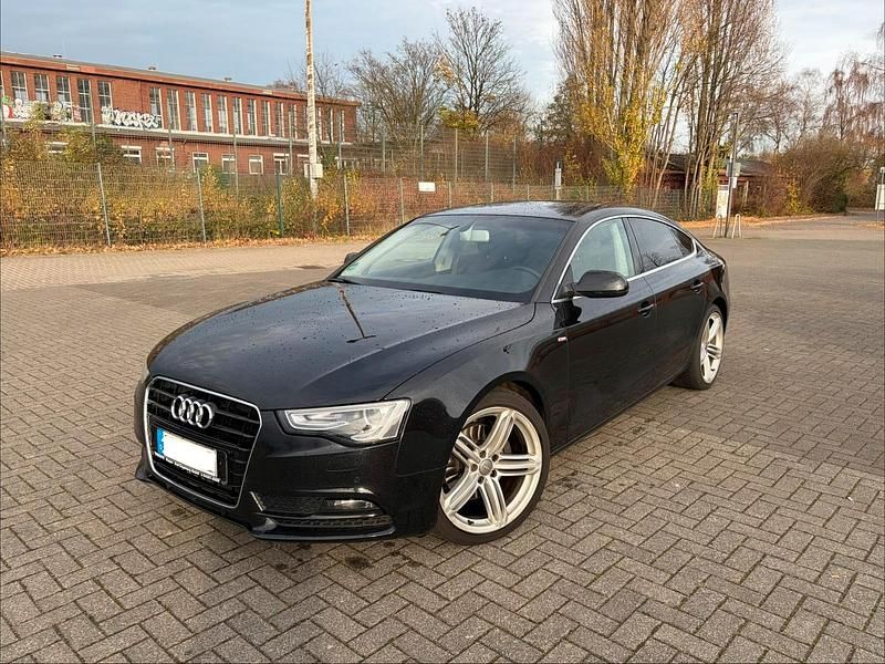 Schwarz Gebraucht 2012 Audi A5 Sportback S-Line Kleinwagen | 8.700 € (Superpreis) - Bild 1/4