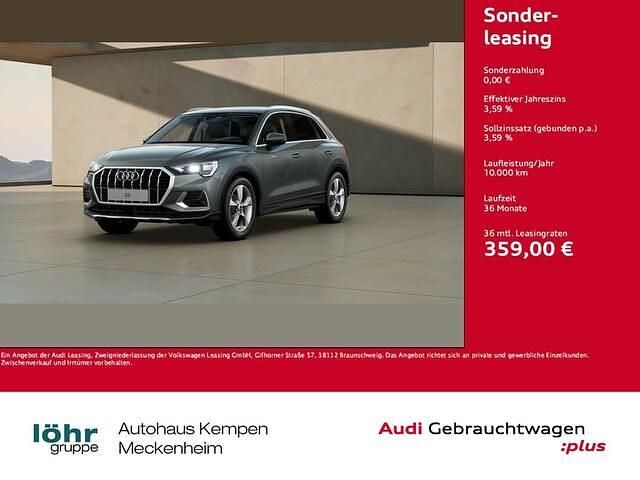 Chronosgrau metallic Gebraucht 2024 Audi Q3 Advanced Plus SUV | 35.880 € (Guter Preis) - Bild 1/3