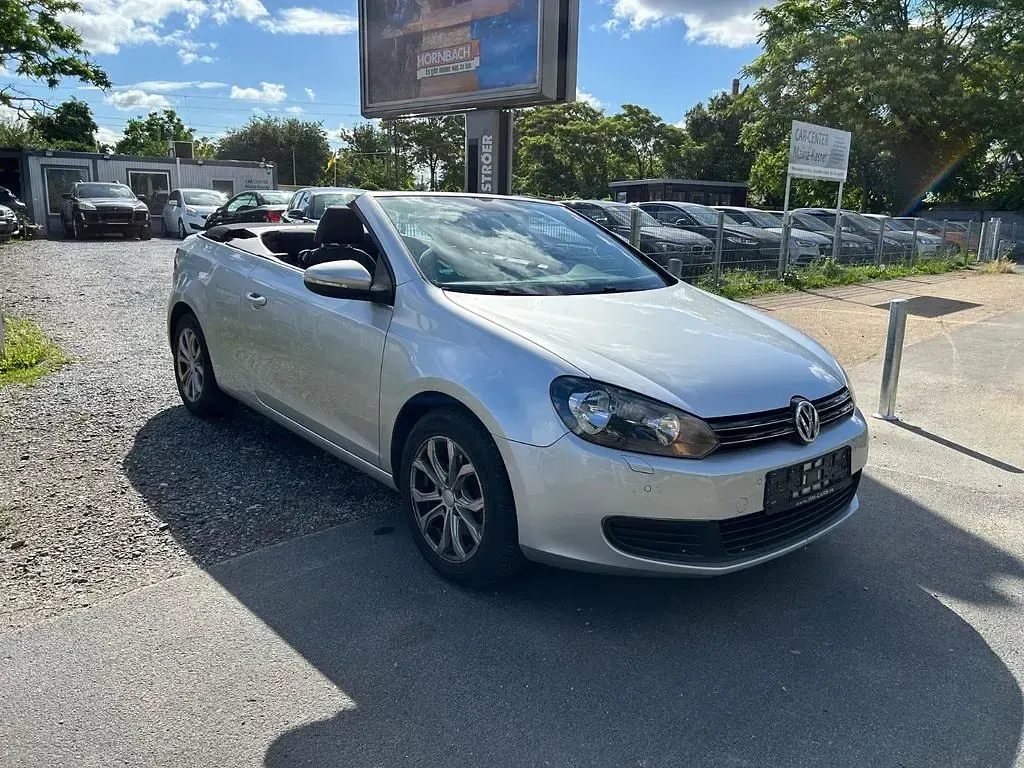 Gebraucht VW Golf Cabriolet 105 PS (77 kW) 2012 Silber Cabrio