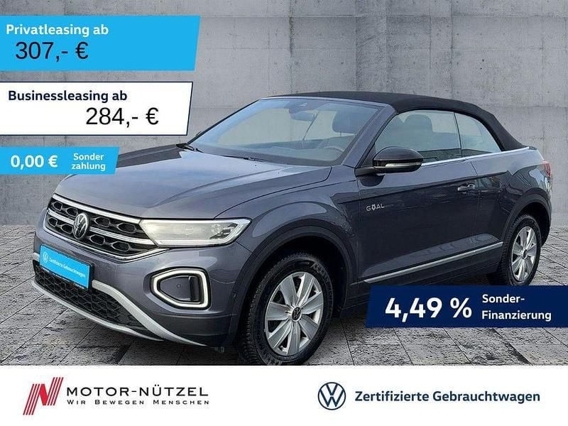 Grau Gebraucht 2025 VW T-Roc Cabriolet Goal Cabrio | 29.730 € (Superpreis) - Bild 1/4