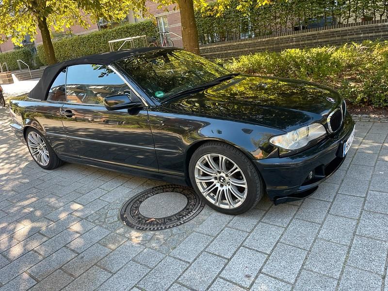 Schwarz Gebraucht 2006 BMW 318 Cabriolet Cabrio | 6.600 € (Guter Preis) - Bild 1/4