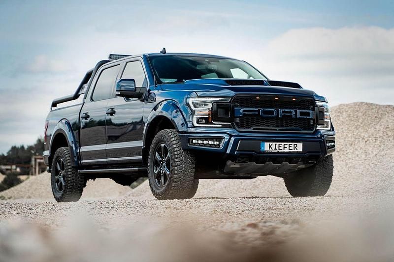 Blau Gebraucht 2019 Ford F-150 Abholung | 49.500 € (Fairer Preis) - Bild 1/4