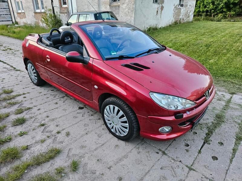 Rot Gebraucht 2003 Peugeot 206 CC Cabrio | 650 € (Superpreis) - Bild 1/4