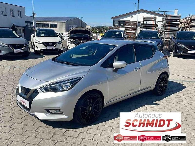 Silber Gebraucht 2020 Nissan Micra Tekna Kleinwagen | 13.300 € (Fairer Preis) - Bild 1/4