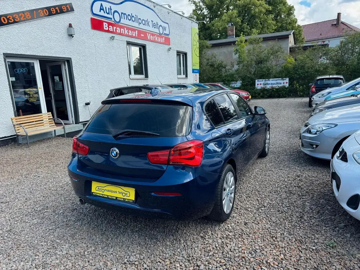 Gebraucht BMW 116 Advantage 116 PS (85 kW) 2016 Mediterranblau metallic Kleinwagen