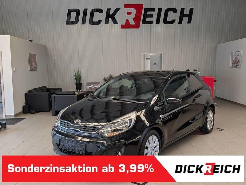 Schwarz Gebraucht 2013 Kia Rio DREAM-TEAM Edition Limousine | 6.450 € (Fairer Preis) - Bild 1/4