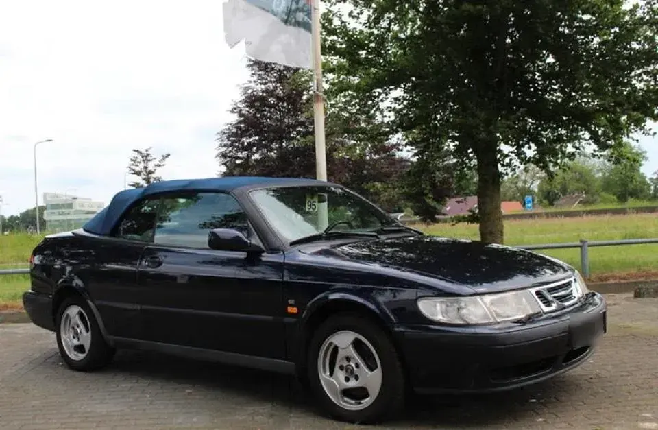 Gebraucht Saab 9-3 185 PS (136 kW) 2000 Blau Cabrio