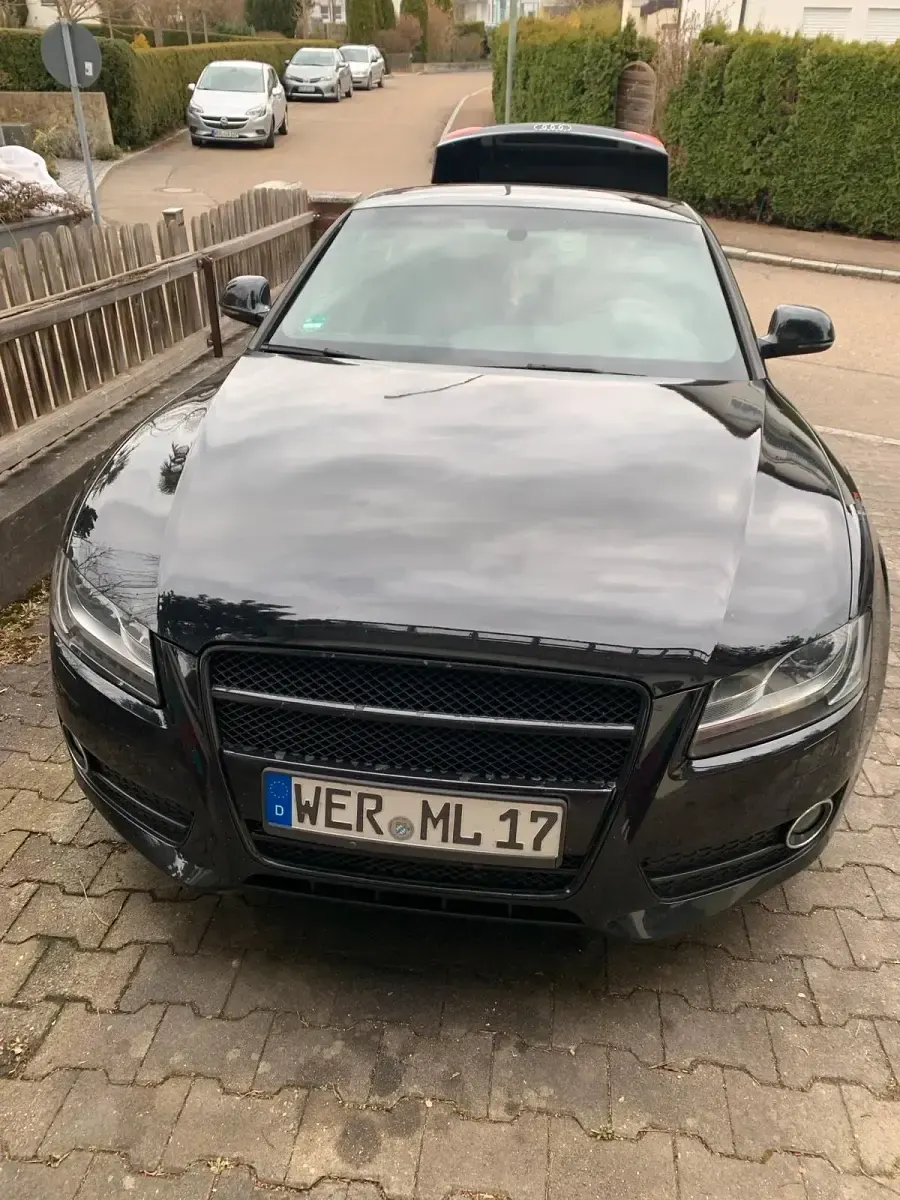 Second-hand Audi A5 S-Line 170 CP (125 kW) 2008 Negru Coupe