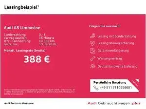 Gebraucht Audi A5 204 PS (150 kW) 2025 Blau (5u firmamentblau metallic) Limousine