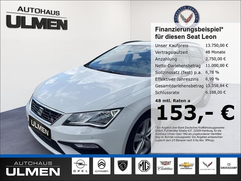 Weiss Gebraucht 2018 Seat Leon ST FR Kombi | 13.750 € (Fairer Preis) - Bild 1/4