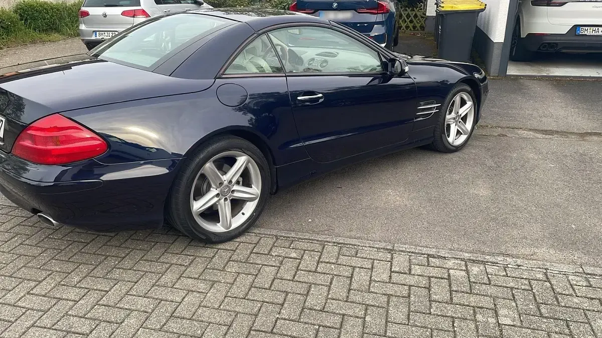 Gebraucht Mercedes SL500 306 PS (225 kW) 2003 Blau Cabrio