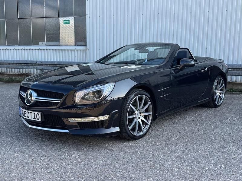 Schwarz Gebraucht 2012 Mercedes SL63 AMG AMG Cabrio | 50.999 € - Bild 1/4