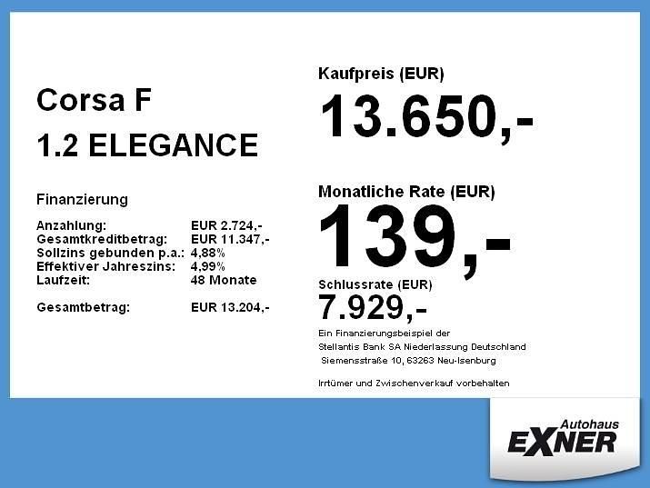 Gebraucht Opel Corsa Elegance 101 PS (74 kW) 2023 Power orange/spiegel schwarz lackie Kleinwagen