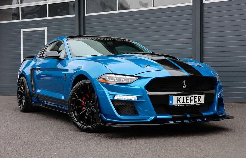 Blau Gebraucht 2021 Ford Mustang Coupé | 29.950 € (Fairer Preis) - Bild 1/4
