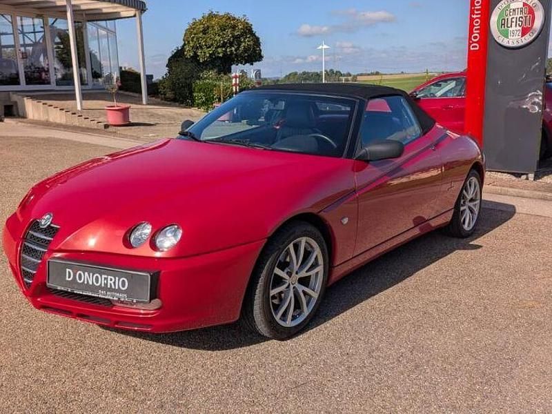 Nuvola rot irisierende farbe (metallic) Gebraucht 2004 Alfa Romeo Spider Cabrio | 10.000 € (Teuer) - Bild 1/4