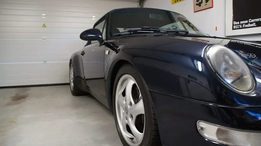 Gebraucht Porsche 993 286 PS (210 kW) 1996 Blau Cabrio